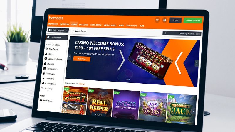 Betsson-best casino with real winnings since 2001