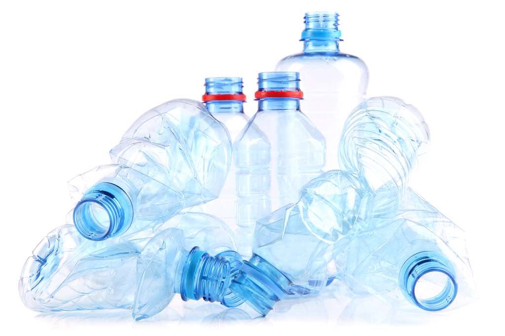 Old plastic bottles